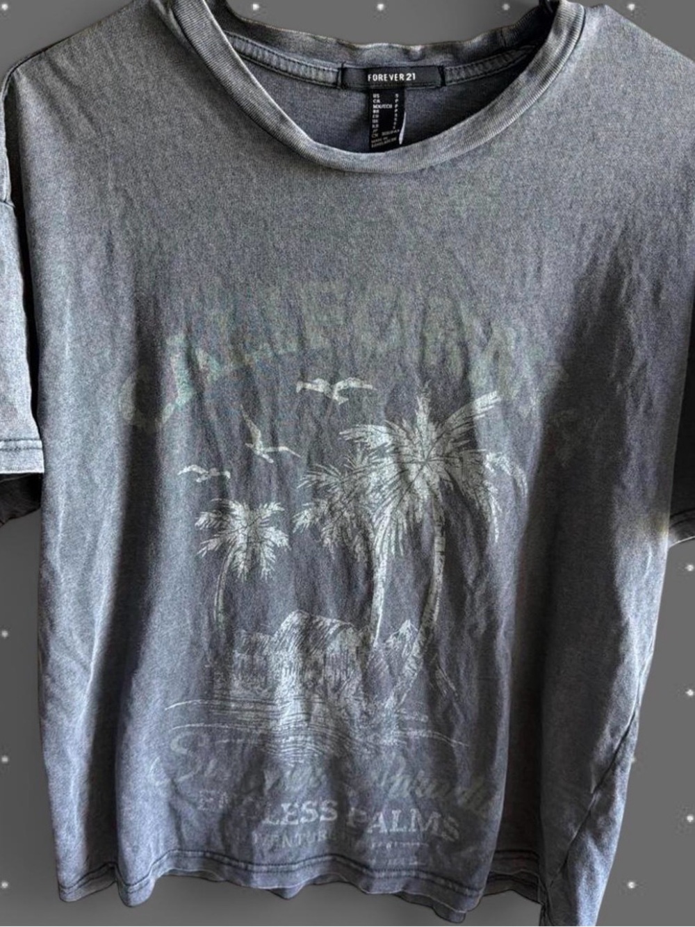 Forever 21 Gray Crewneck Tee